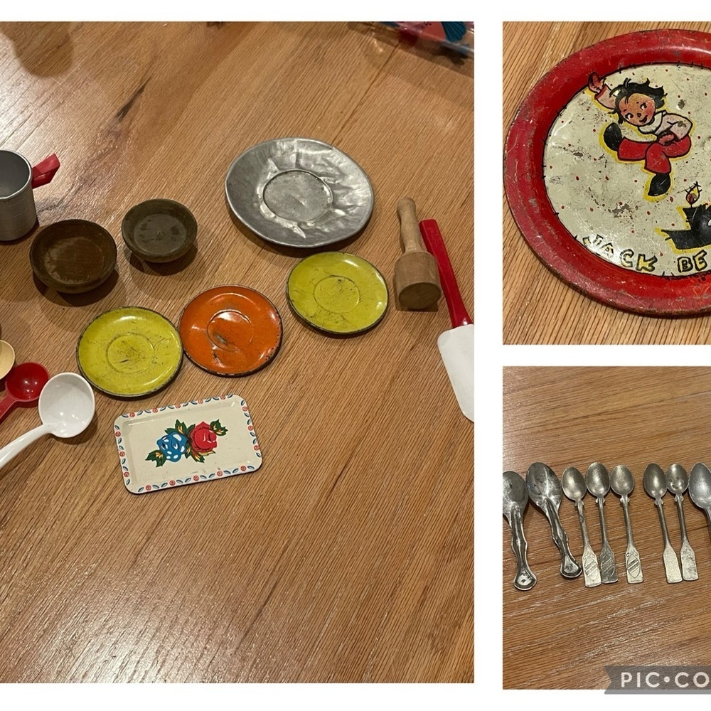 Lot Of Antique Kitchen Toys Kitchenware Collectibles Jack Be Nimble 28 Pieces